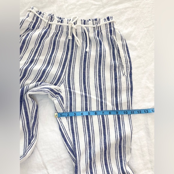 SIGRID OLSEN Linen Blend Striped Pants - Picture 8 of 12